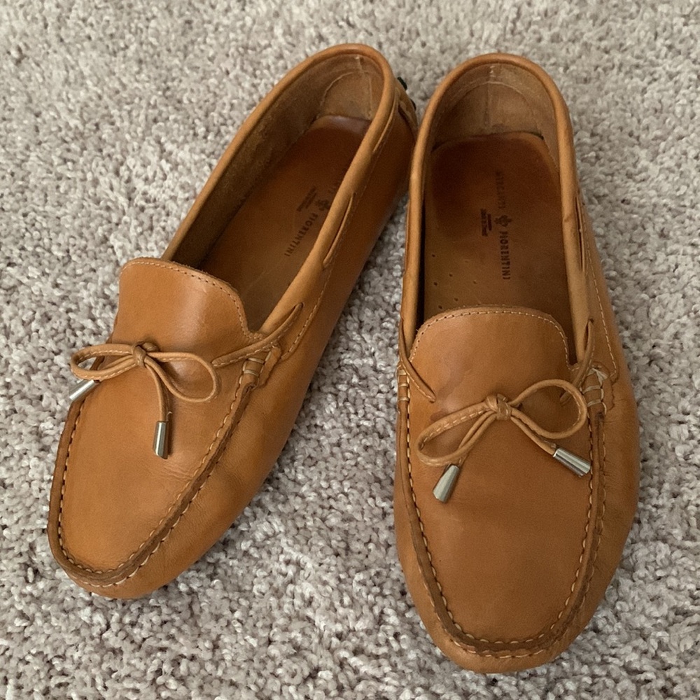 Tan loafers